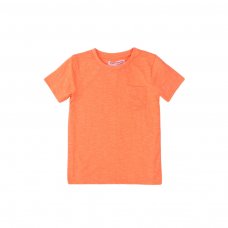 5CREWT 3K: Boys Neon Orange Slub Crew T-Shirt (1-3 Years)